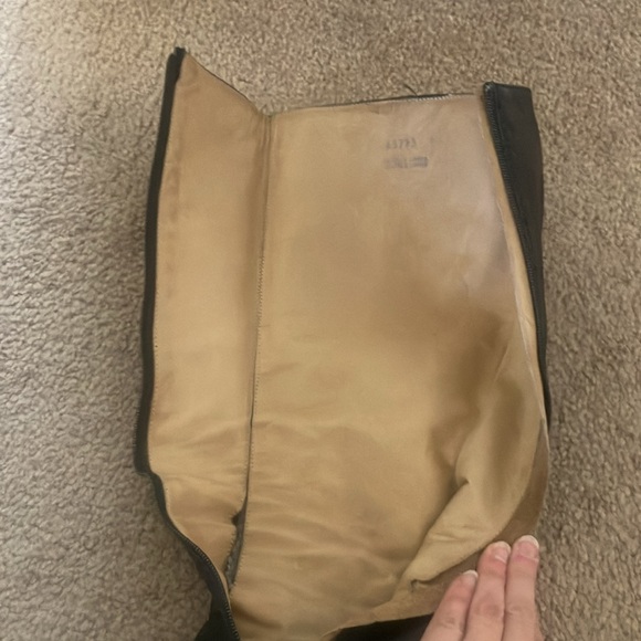 JCrew Tall black leather boots size 6 Narrow calf - Picture 10 of 14